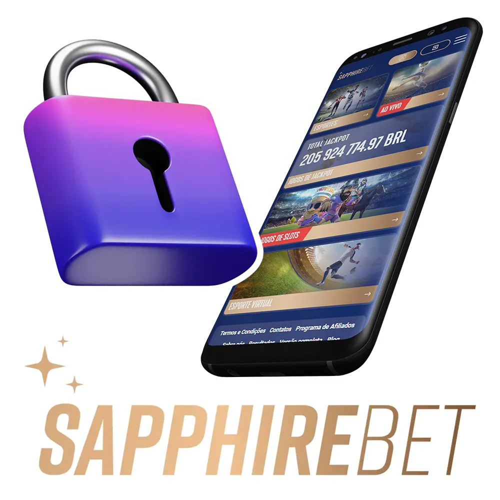 A Sapphirebet protege seu dinheiro e seus dados.