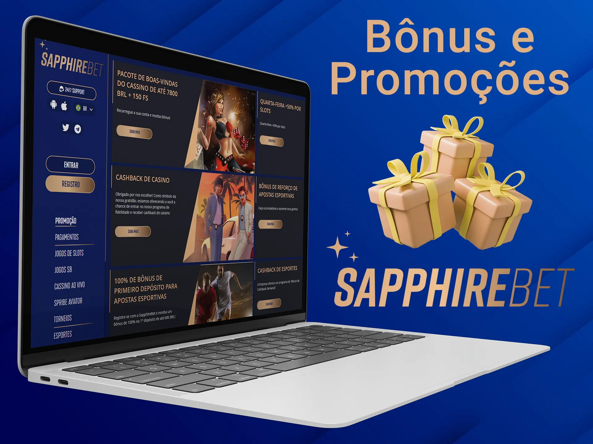 Saiba mais sobre as novas promoções da Sapphirebet.