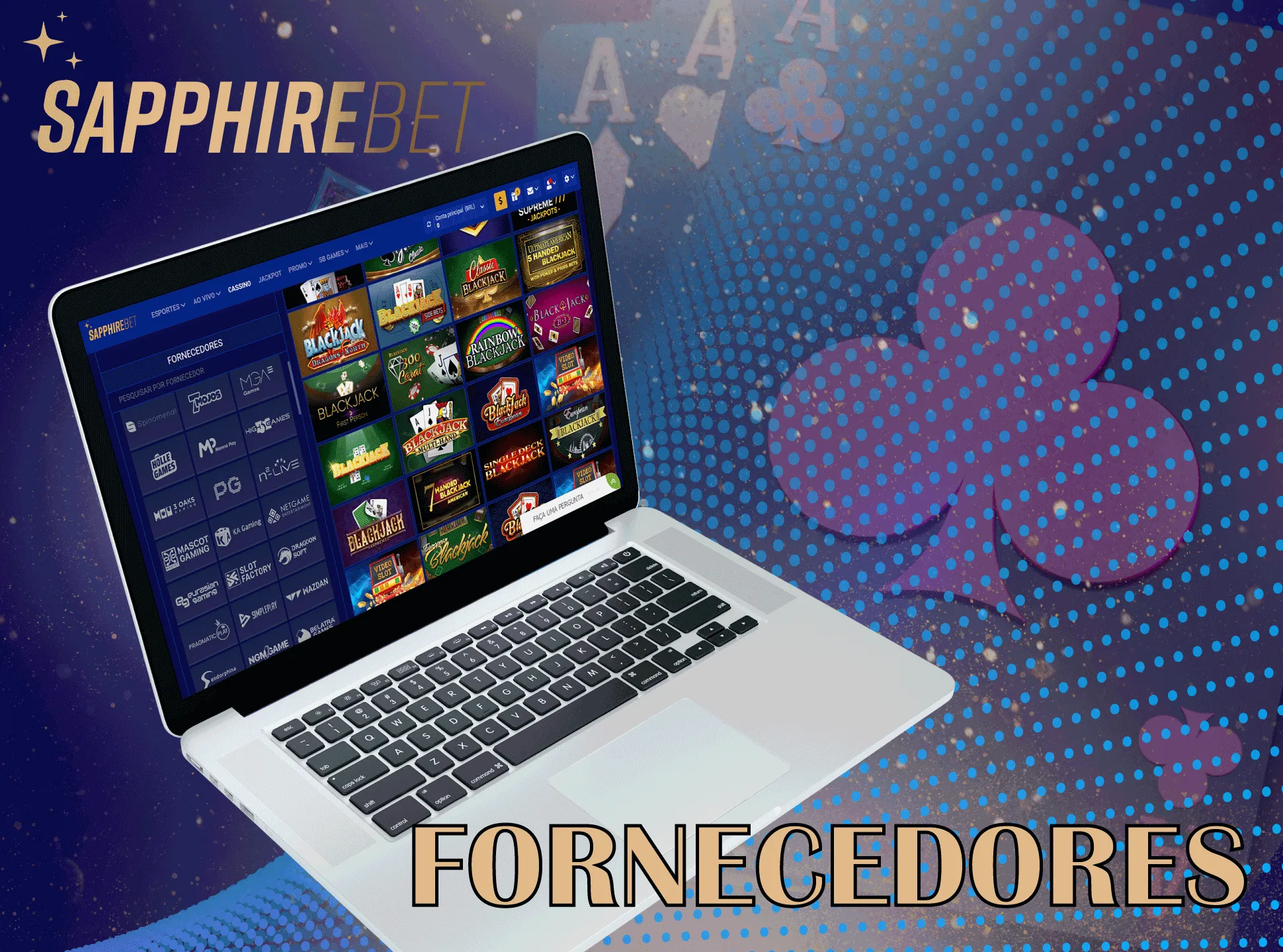Sapphirebet offers only quality games from trusted developers.
