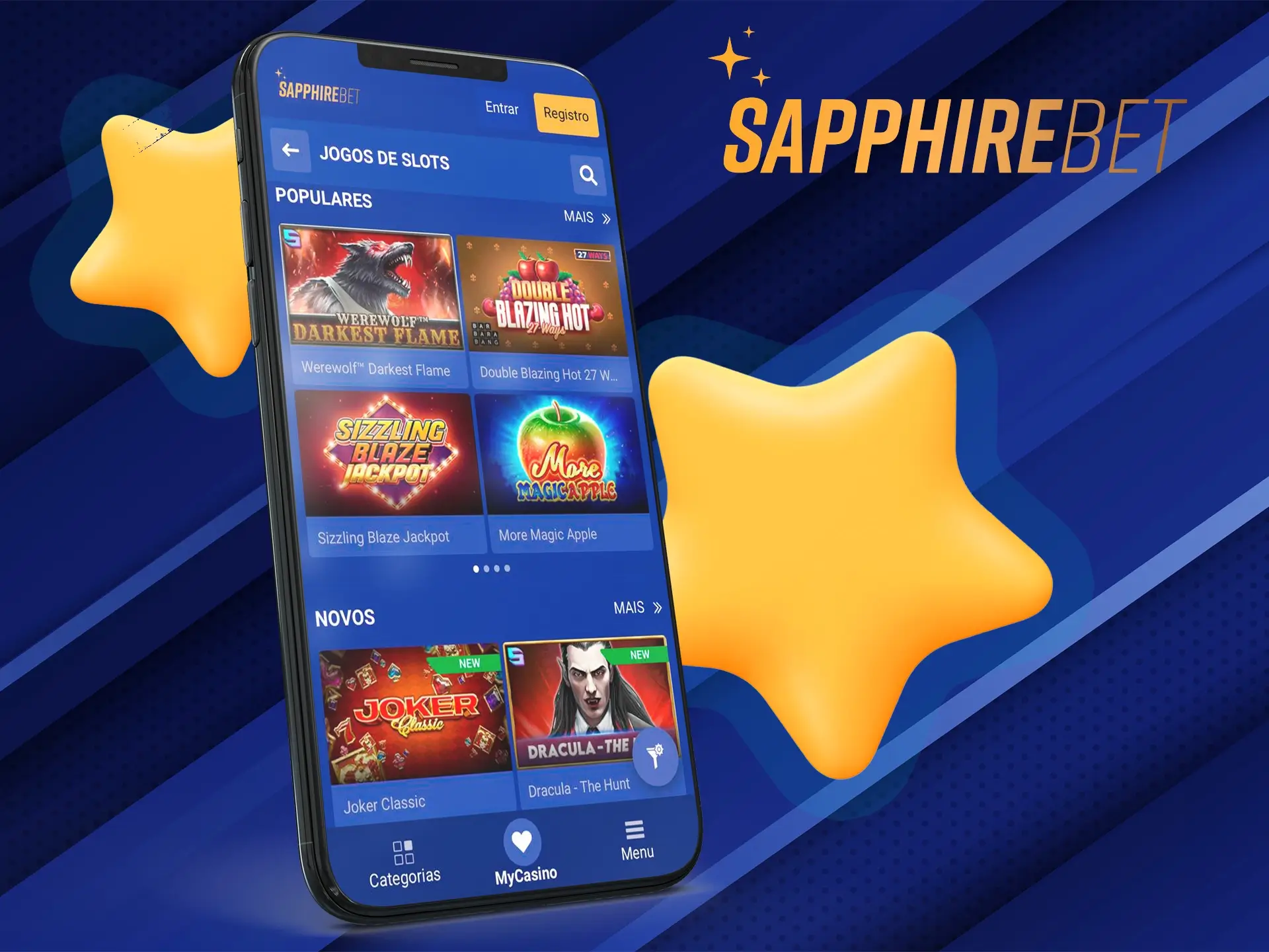 Ao escolher o aplicativo Sapphirebet, você obtém alta velocidade, além de uma enorme seleção de jogos e modalidades esportivas.