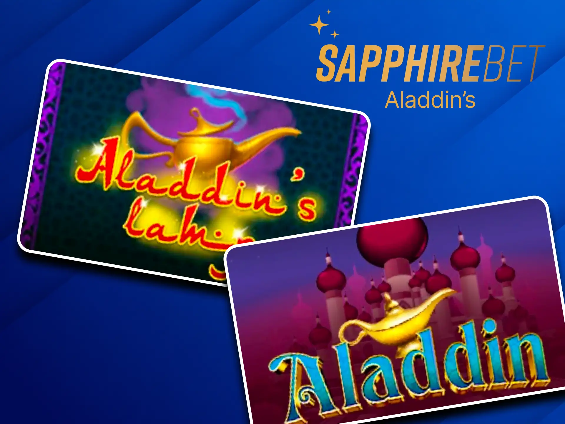 Jogar o caça-níquel temático Aladdin's no Sapphirebet Cassino.