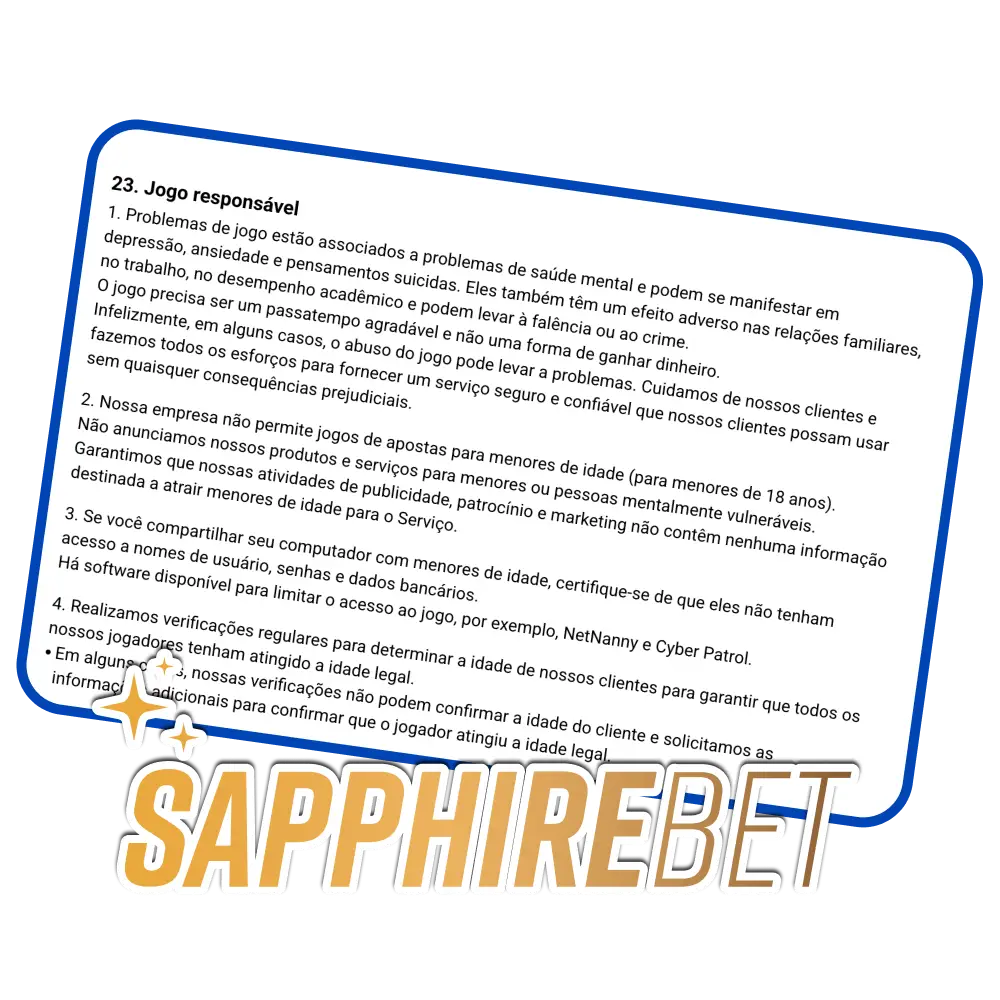 Aposte sem pressa e com prazer na Sapphirebet.