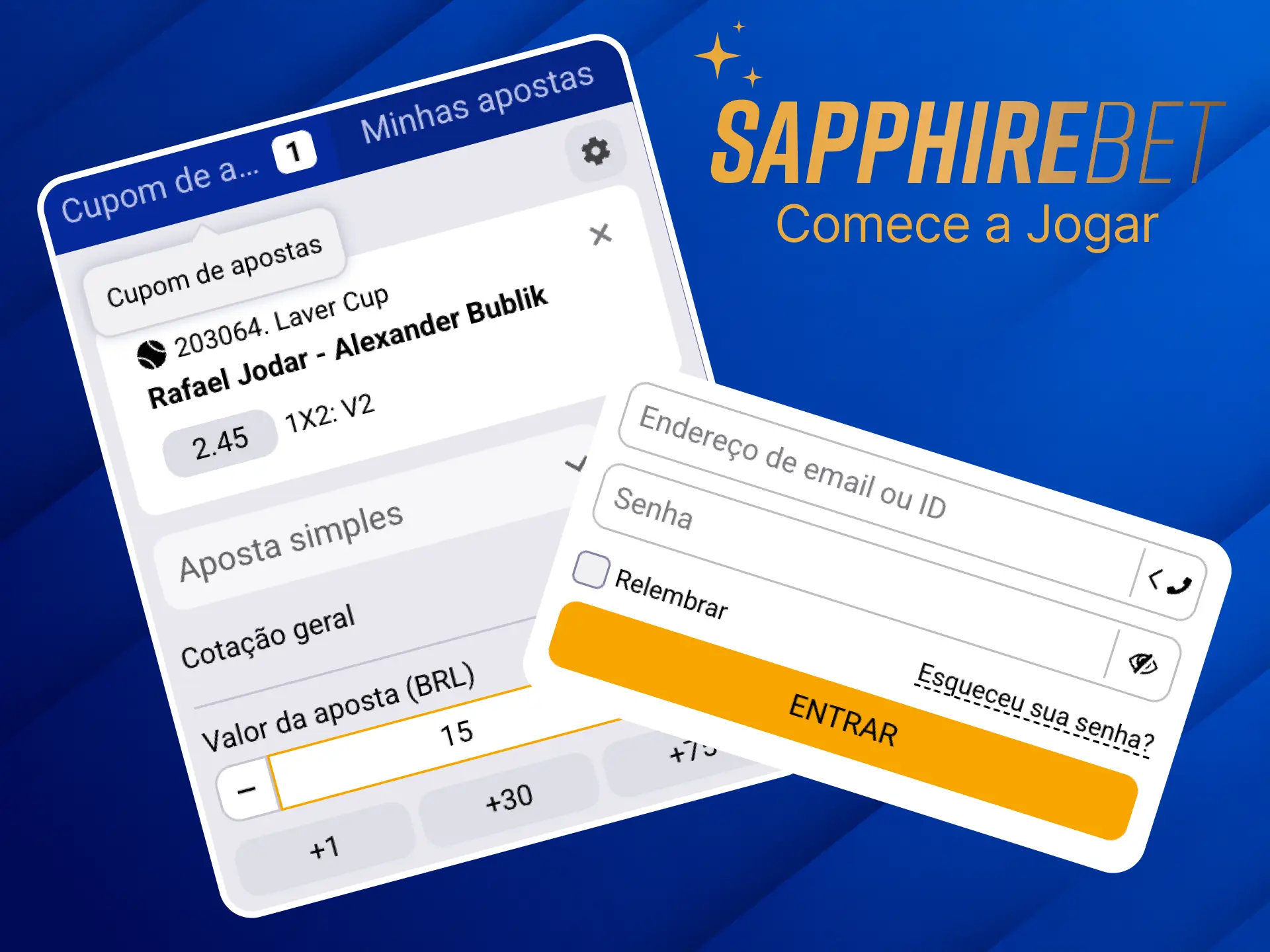 Campeonatos de futebol e opções de apostas no Sapphirebet Casino.